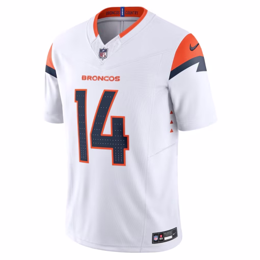 Courtland Sutton Denver Broncos Nike Mile High Collection Vapor F.U.S.E. Limited Jersey – White - Image 3