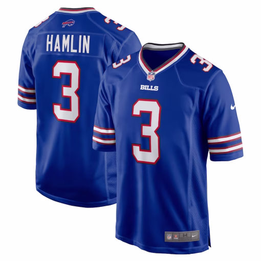 Damar Hamlin Buffalo Bills Nike Game Jersey – Royal
