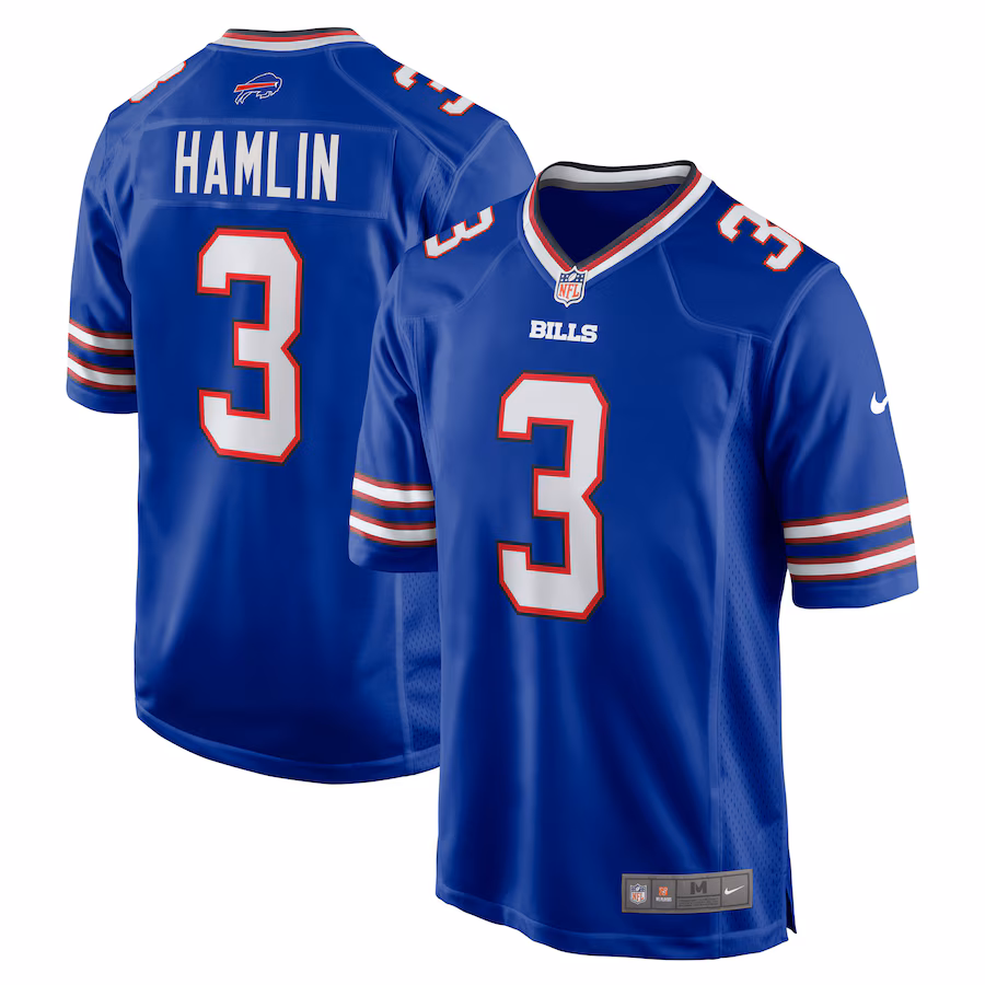 Damar Hamlin Buffalo Bills Nike Game Jersey – Royal