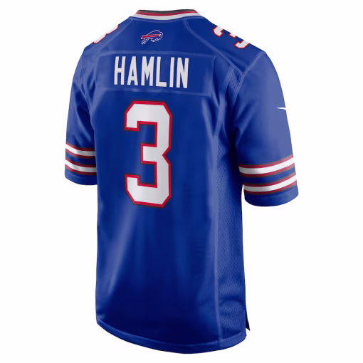 Damar Hamlin Buffalo Bills Nike Game Jersey – Royal - Image 3