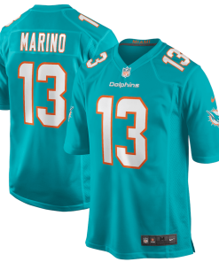 Dan Marino Miami Dolphins Nike Game Retired Player Jersey – Aqua