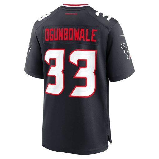Dare Ogunbowale Houston Texans Nike Team Game Jersey – Navy - Image 3