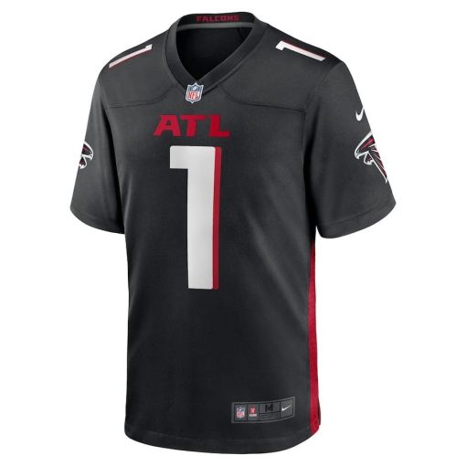 Darnell Mooney Atlanta Falcons Nike Team Game Jersey – Black - Image 2