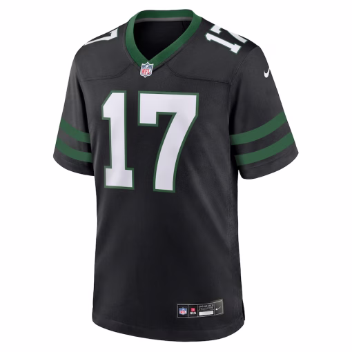 Davante Adams New York Jets Nike Alternate Game Jersey – Legacy Black - Image 2