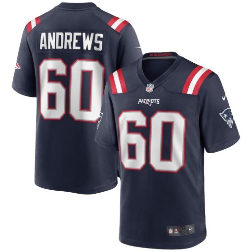 David Andrews New England Patriots Nike Game Jersey – Navy