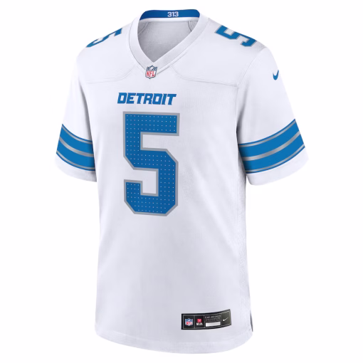David Montgomery Detroit Lions Nike Game Jersey – White - Image 2