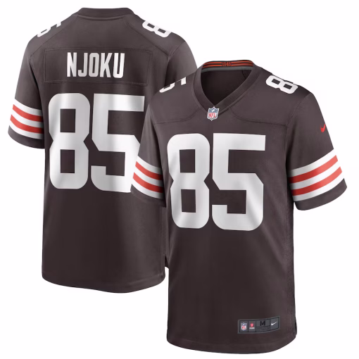 David Njoku Cleveland Browns Nike Game Player Jersey – Brown