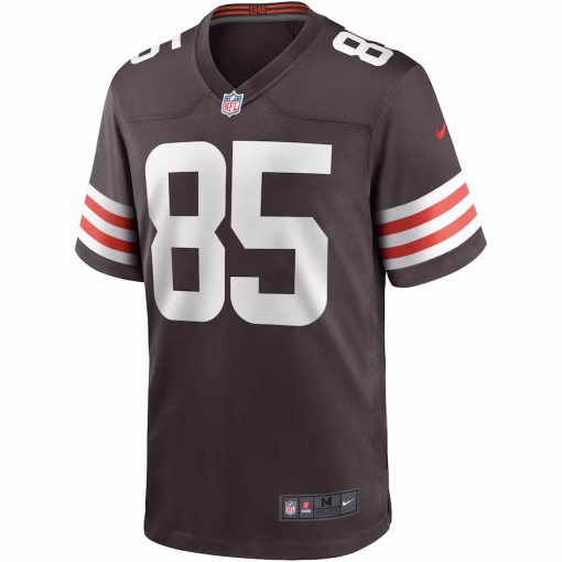 David Njoku Cleveland Browns Nike Game Player Jersey – Brown - Image 2