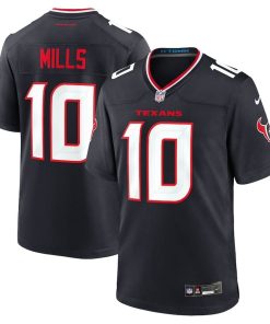Davis Mills Houston Texans Nike Team Game Jersey – Navy