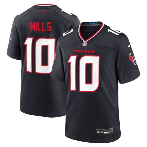 Davis Mills Houston Texans Nike Team Game Jersey – Navy