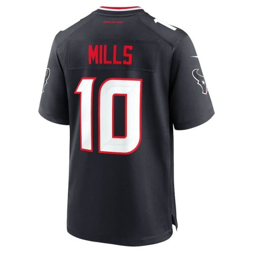 Davis Mills Houston Texans Nike Team Game Jersey – Navy - Image 3