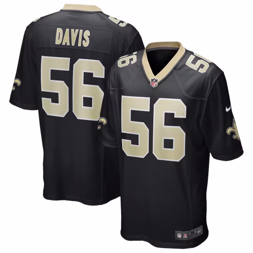 Demario Davis New Orleans Saints Nike Game Jersey – Black