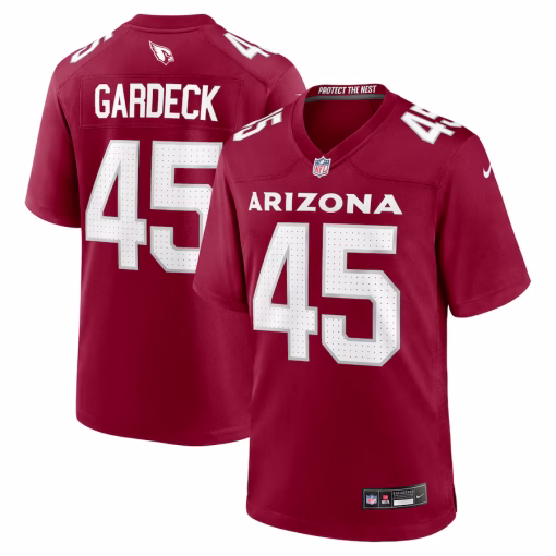 Dennis Gardeck Arizona Cardinals Nike Team Game Jersey – Cardinal