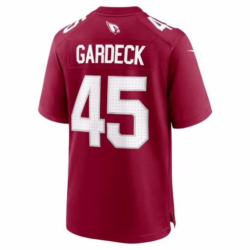 Dennis Gardeck Arizona Cardinals Nike Team Game Jersey – Cardinal - Image 3
