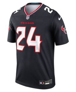 Alternative view of Derek Stingley Jr. Houston Texans Nike Team Legend Player Performance Top – Navy
