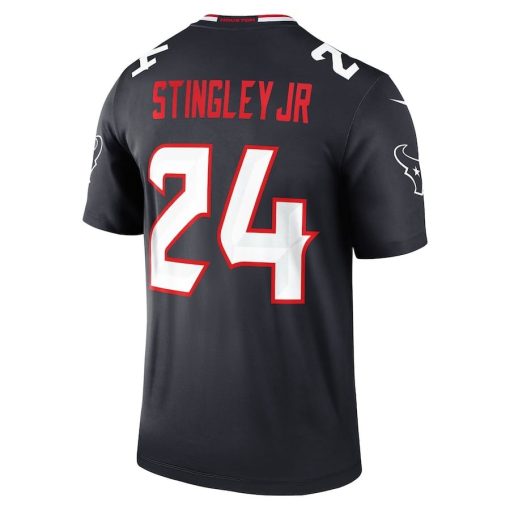 Derek Stingley Jr. Houston Texans Nike Team Legend Player Performance Top – Navy - Image 3