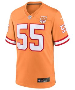 Alternative view of Derrick Brooks  Tampa Bay Buccaneers Nike 50th Season Game Jersey – Creamsicle