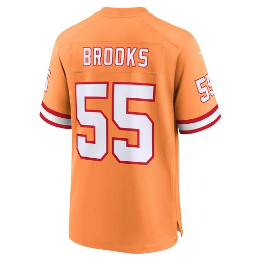 Derrick Brooks  Tampa Bay Buccaneers Nike 50th Season Game Jersey – Creamsicle - Image 3
