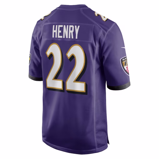 Derrick Henry Baltimore Ravens Nike Vapor F.U.S.E. Limited Jersey – Purple - Image 3