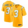 Derwin James Jr. Los Angeles Chargers Nike Alternate Charger Power Game Player Jersey – Gold