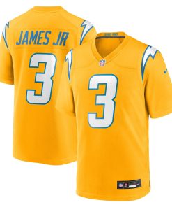 Derwin James Jr. Los Angeles Chargers Nike Alternate Charger Power Game Player Jersey – Gold