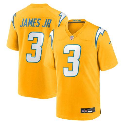 Derwin James Jr. Los Angeles Chargers Nike Alternate Charger Power Game Player Jersey – Gold