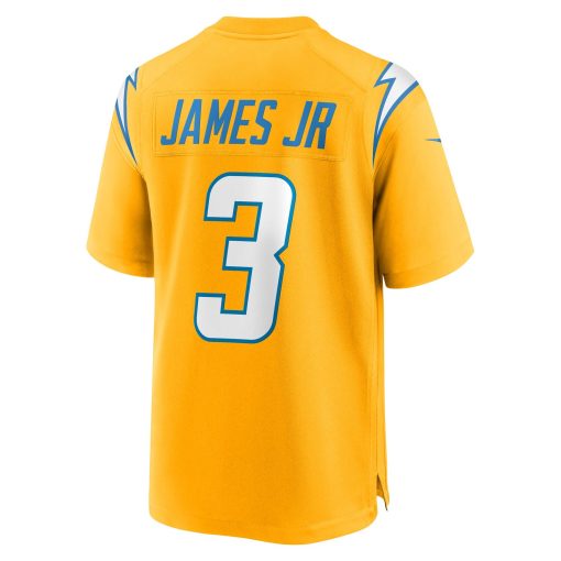 Derwin James Jr. Los Angeles Chargers Nike Alternate Charger Power Game Player Jersey – Gold - Image 3