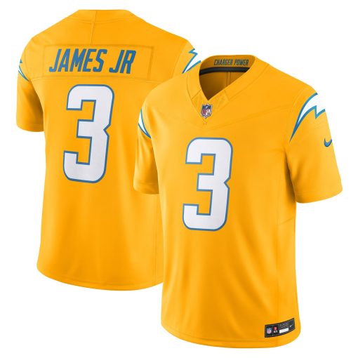 Derwin James Jr. Los Angeles Chargers Nike Alternate Charger Power Vapor F.U.S.E. Limited Jersey – Gold