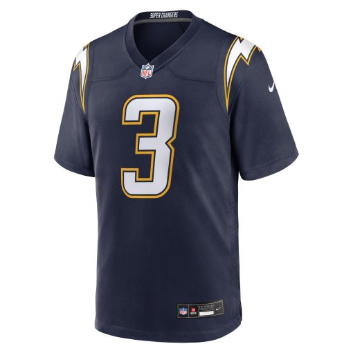 Derwin James Jr. Los Angeles Chargers Nike Alternate Super Chargers Game Jersey – Navy - Image 2