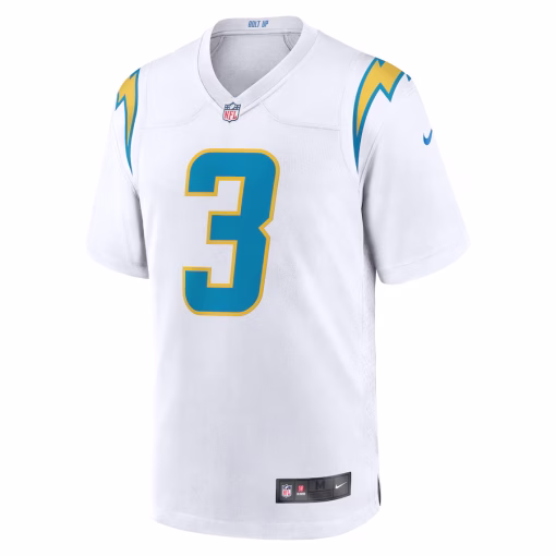 Derwin James Jr. Los Angeles Chargers Nike Game Jersey – White - Image 2