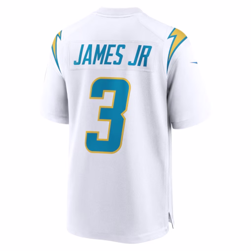 Derwin James Jr. Los Angeles Chargers Nike Game Jersey – White - Image 3