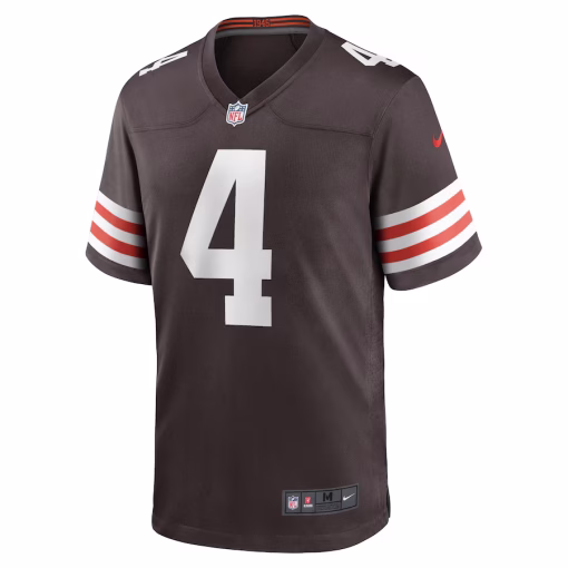 Deshaun Watson Cleveland Browns Nike Game Jersey – Brown - Image 2