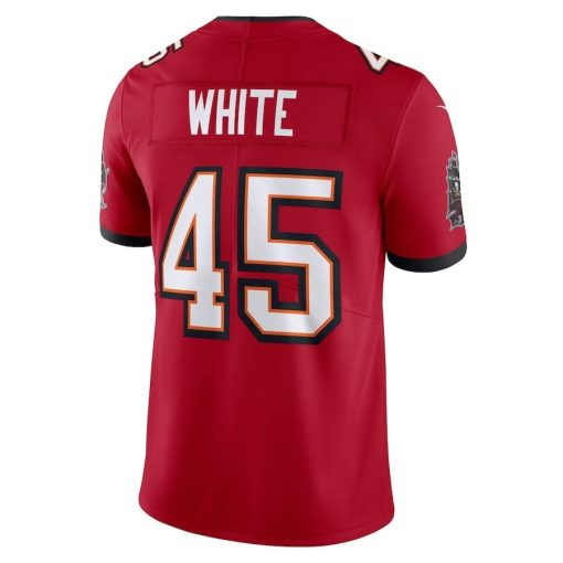 Devin White Tampa Bay Buccaneers Nike Vapor Untouchable Limited Jersey – Red - Image 3