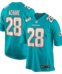 Devon Achane Miami Dolphins Nike Player Game Jersey – Aqua