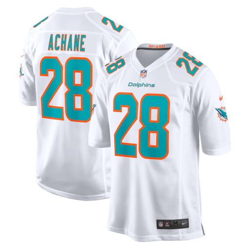 Devon Achane Miami Dolphins Nike Player Game Jersey – White