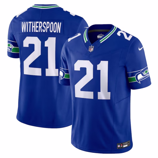 Devon Witherspoon Seattle Seahawks Nike Alternate Vapor F.U.S.E. Limited Jersey – Royal