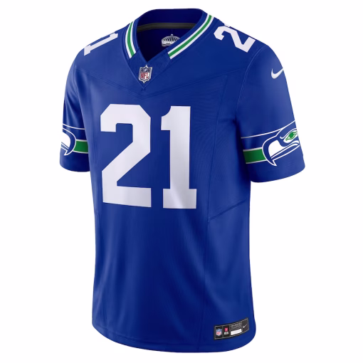 Devon Witherspoon Seattle Seahawks Nike Alternate Vapor F.U.S.E. Limited Jersey – Royal - Image 2