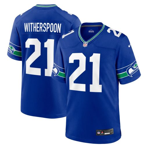 Devon Witherspoon Seattle Seahawks Nike Throwback Player Game Jersey – Royal