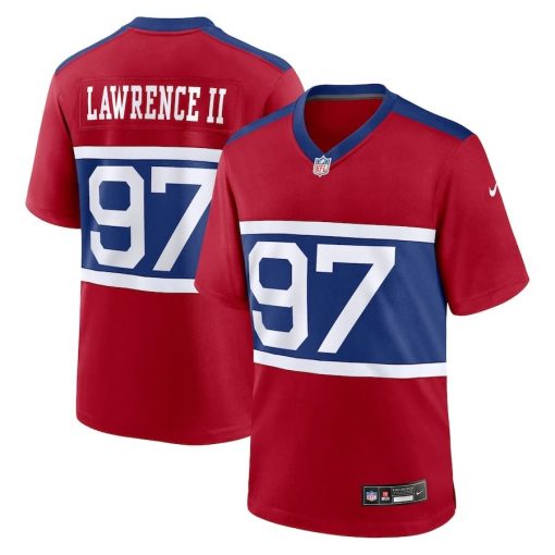 Dexter Lawrence II New York Giants Nike Alternate Player Game Jersey – Century Red