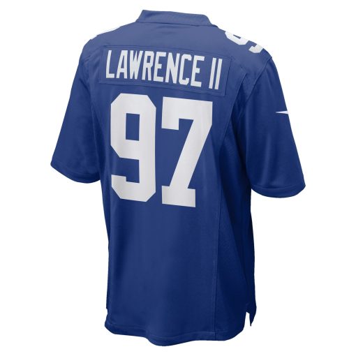 Dexter Lawrence II New York Giants Nike Team Game Player Jersey – Royal - Image 3