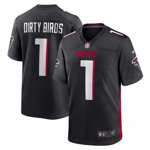 Dirty Birds Atlanta Falcons Nike Game Jersey – Black