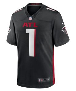 Alternative view of Dirty Birds Atlanta Falcons Nike Game Jersey – Black