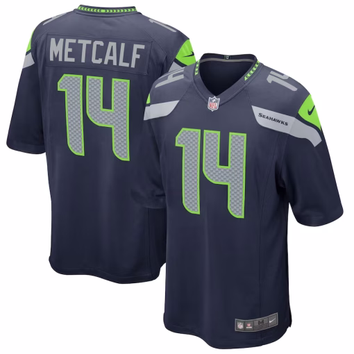Metcalf Seattle Seahawks Nike Throwback Player Game Jersey – Royal