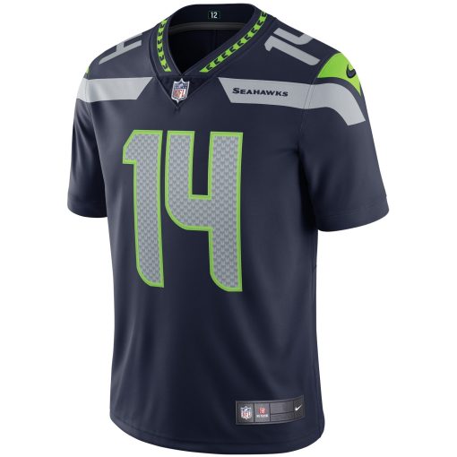DK Metcalf Seattle Seahawks Nike Vapor Limited Jersey – College Navy - Image 2
