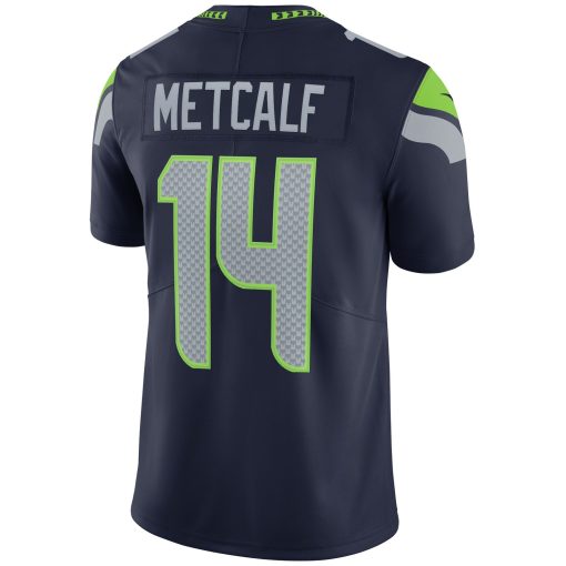 DK Metcalf Seattle Seahawks Nike Vapor Limited Jersey – College Navy - Image 3