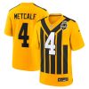 DK Metcalf Pittsburgh Steelers Nike Alternate 1933 Throwback Game Jersey – Gold