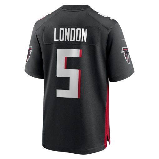 Drake London Atlanta Falcons Nike Player Game Jersey – Black - Image 3