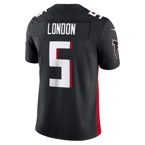 Drake London Atlanta Falcons Nike Vapor F.U.S.E. Limited Jersey – Black - Image 3