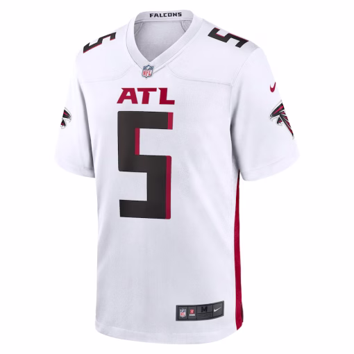 Drake London Atlanta Falcons Nike Away Game Player Jersey – White - Image 2