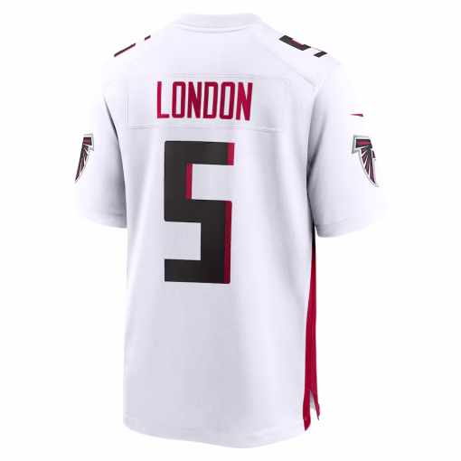 Drake London Atlanta Falcons Nike Away Game Player Jersey – White - Image 3